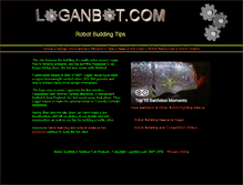Tablet Screenshot of loganbot.com